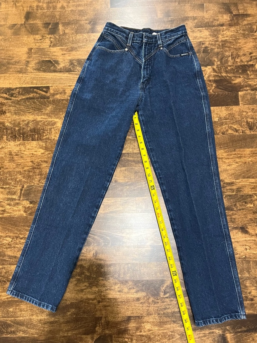 Vintage Rocky Mountain 80s High-Rise Jeans in Deep Blue
